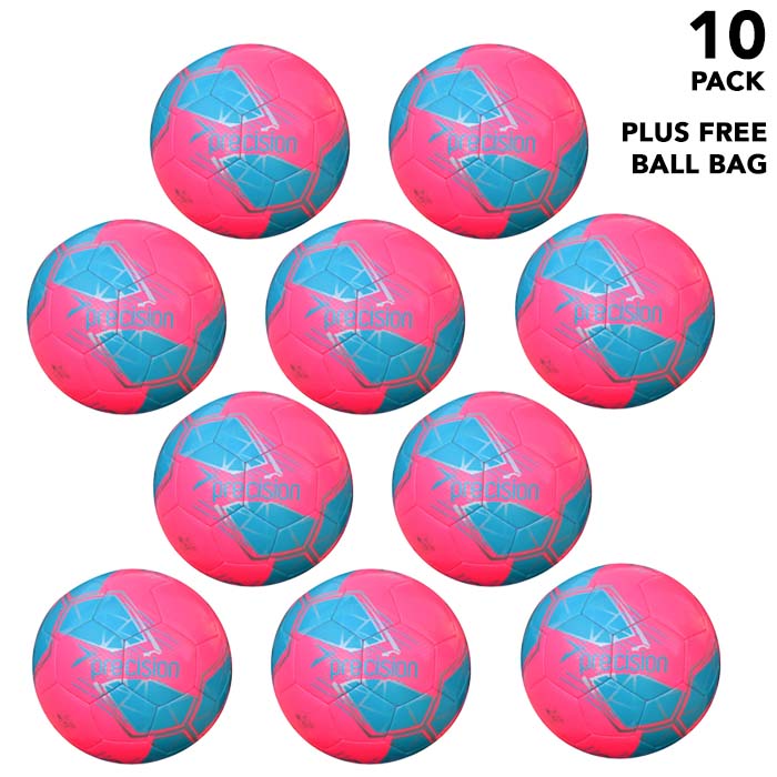 Bulk Buy Precision Fusion Mini Size 1 Training Footballs and Ball Bag