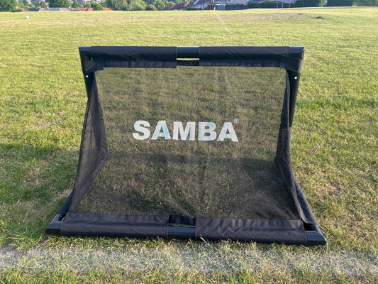 SAMBA 4ft x 2ft 5" Folding 3v3 Goal - Black