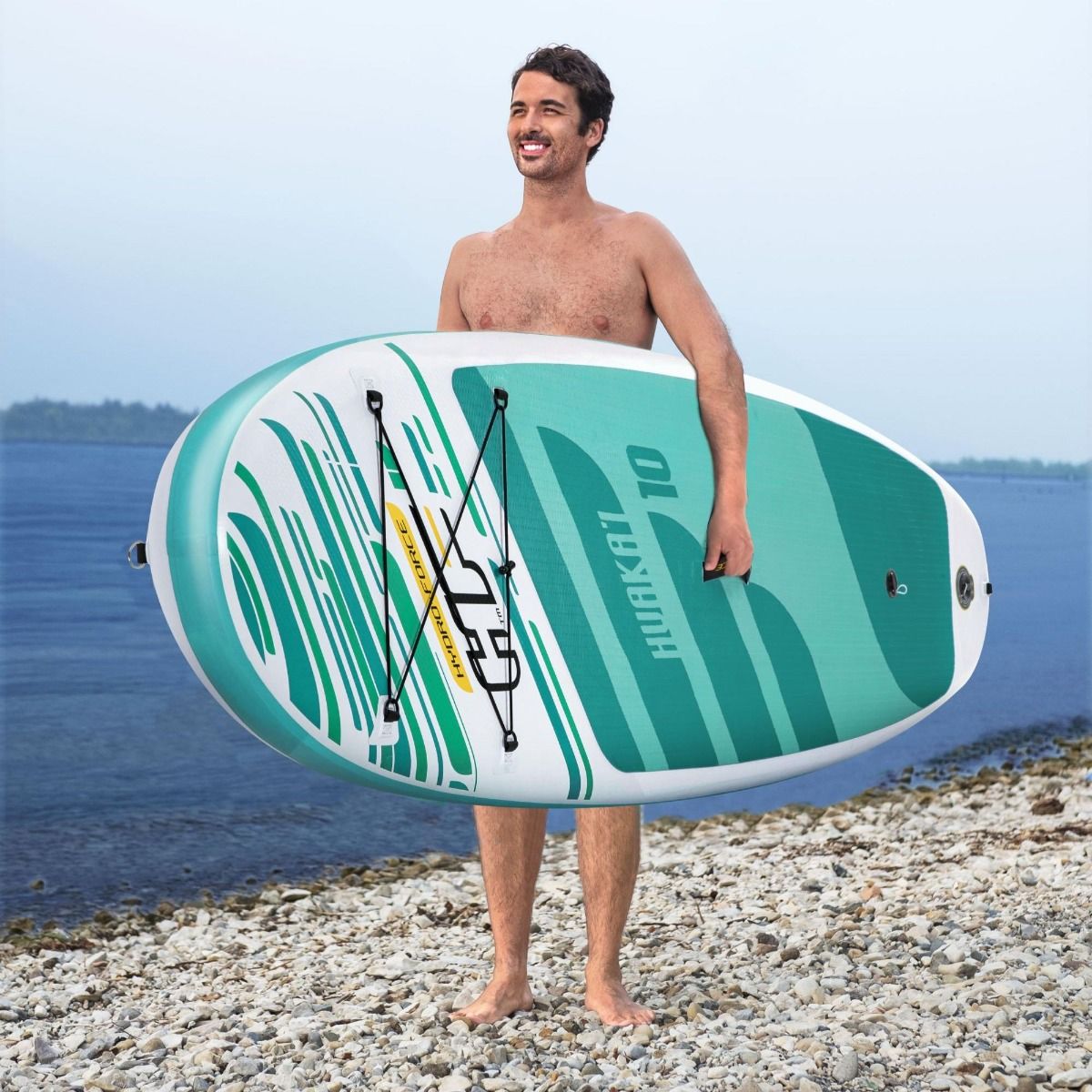 Hydro-Force Huaka'i 10ft SUP Inflatable Paddle Board Set