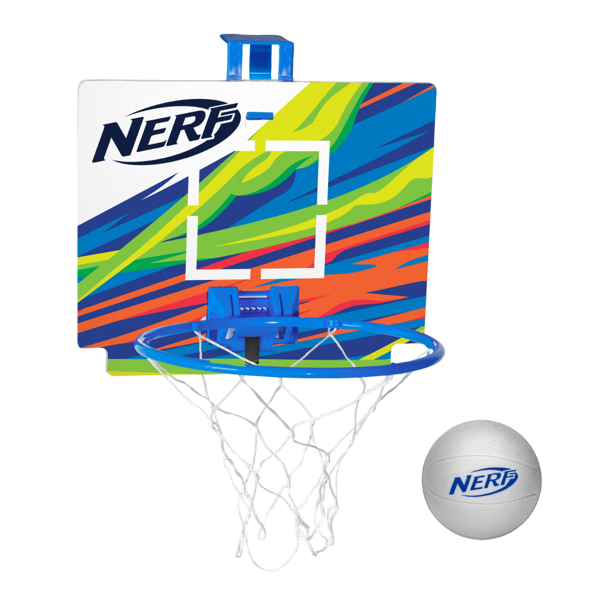 Nerf Nerfoop Wall or Door Mounted Basketball Hoop Set