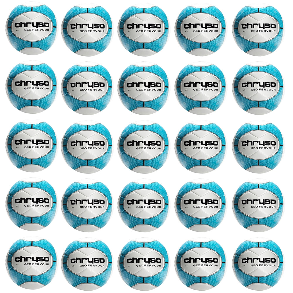 Chryso Geo Fervour Match Footballs Multipack of 25 match balls