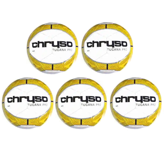 Chryso Tucana Pro Training Footballs Multipack of 5 training balls