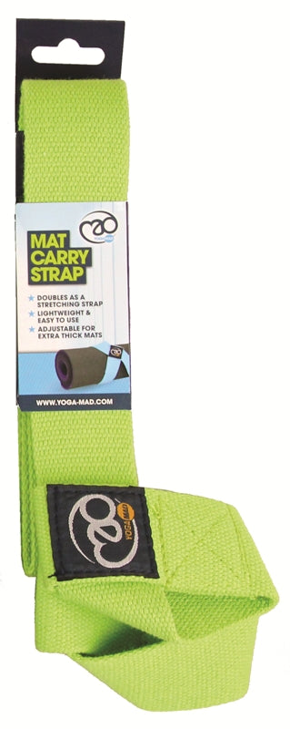 Fitness Mad Yoga (Belt +) Carry Strap - Green