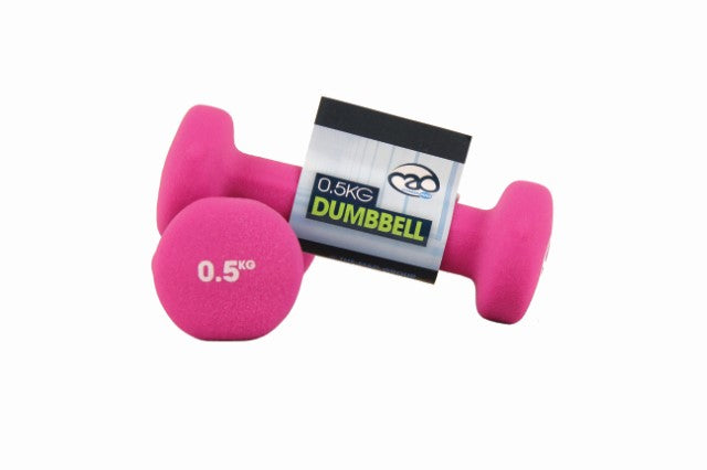 Fitness Mad Neoprene Dumbbells 0.5 Kg - Pink