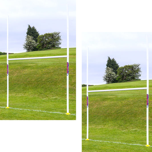 SAMBA Junior Rugby Posts With Carry Bag 9FT x 6FT x 12FT high - pair of goals
