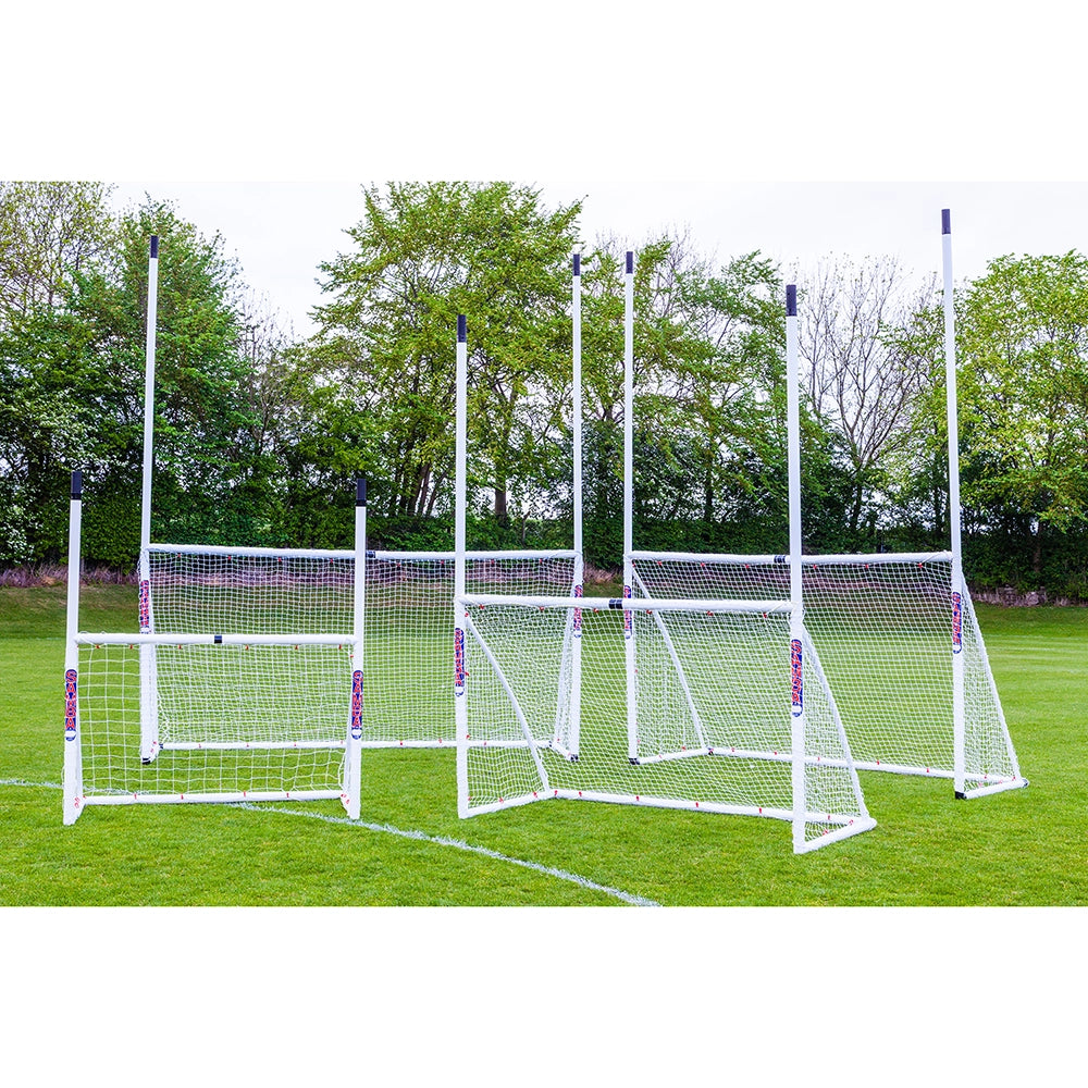 SAMBA 8ft x 5ft Mini Gaelic GAA Hurling Goal with Carry Bag