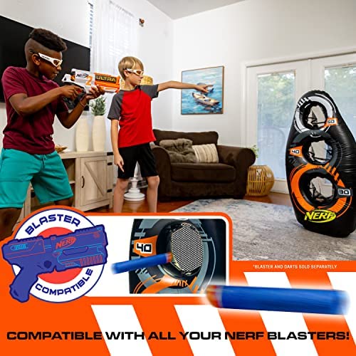 Nerf Proshot Inflatable Football Target with American Football