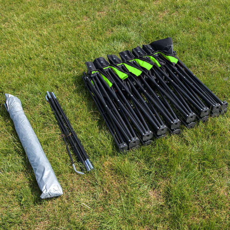 QUICKPLAY PRO BENCH Shelter 6 Seat Subs Bench with Canopy