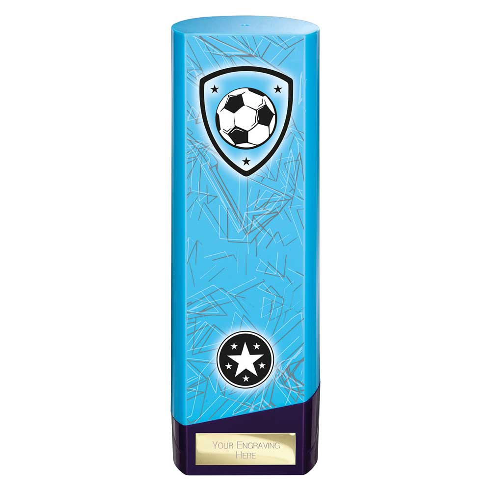 Blue Prime Heavyweight Football Trophy - 220mm