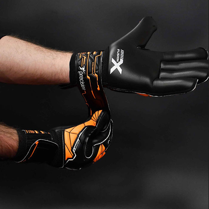 Precision Fusion X Roll Finger Protect Goal Keeper Gloves