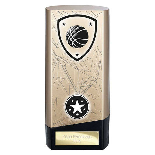 Gold Prime Heavyweight Basketball Trophy - 160mm