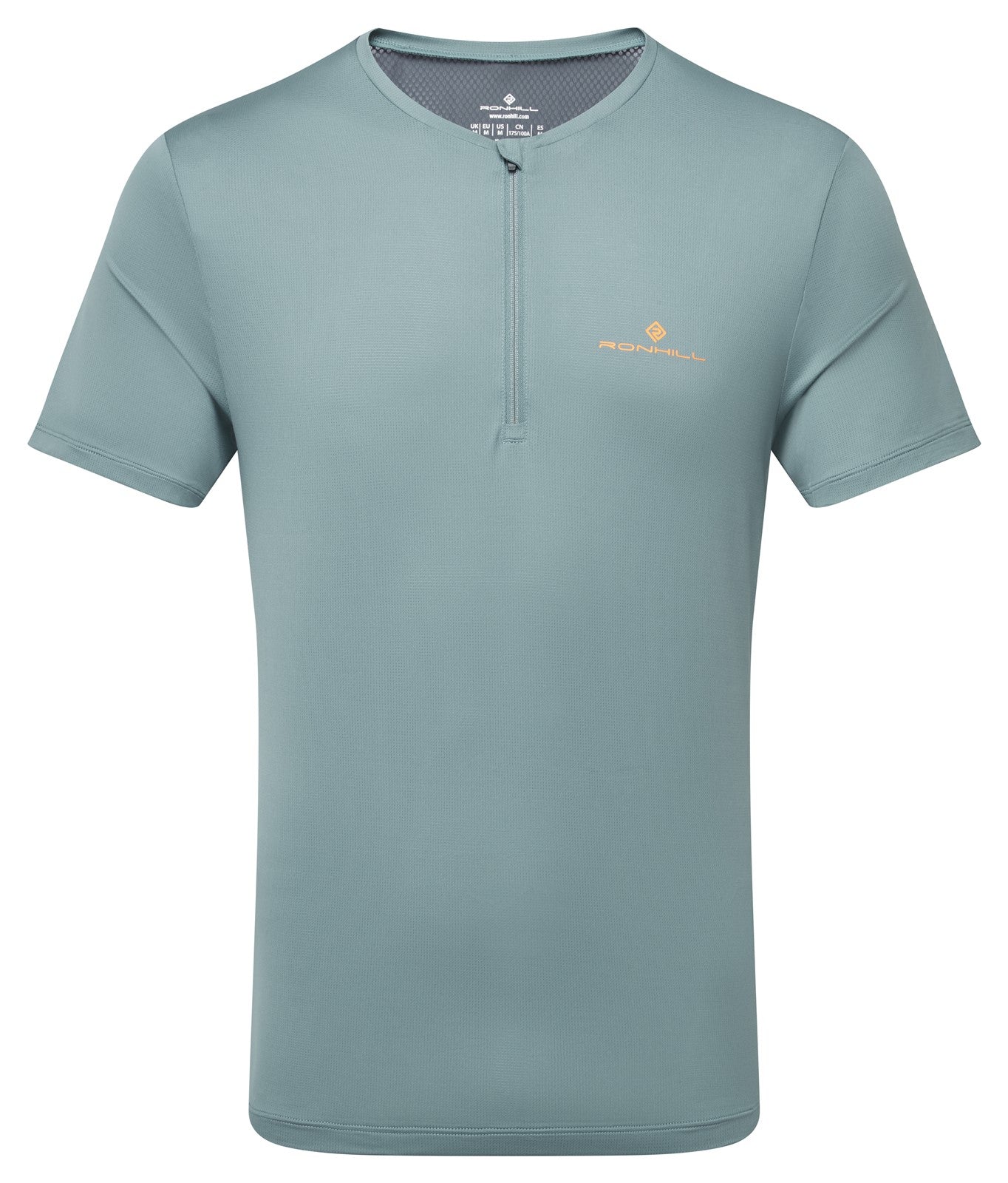 Ronhill Mens Tech 1/2 Zip Short Sleeve Tee