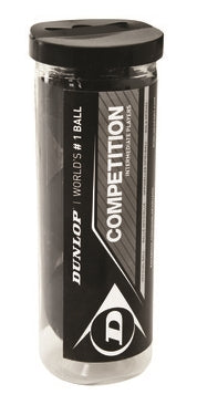Dunlop (3 Ball Tube) Sq. Balls Competition
