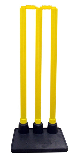 Yellow Plastic Return Wickets (Rubber Sockets)