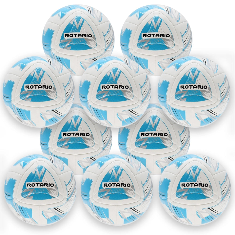 Pack of 10 Precision Rotario FIFA Quality Match Footballs plus free football carry bag