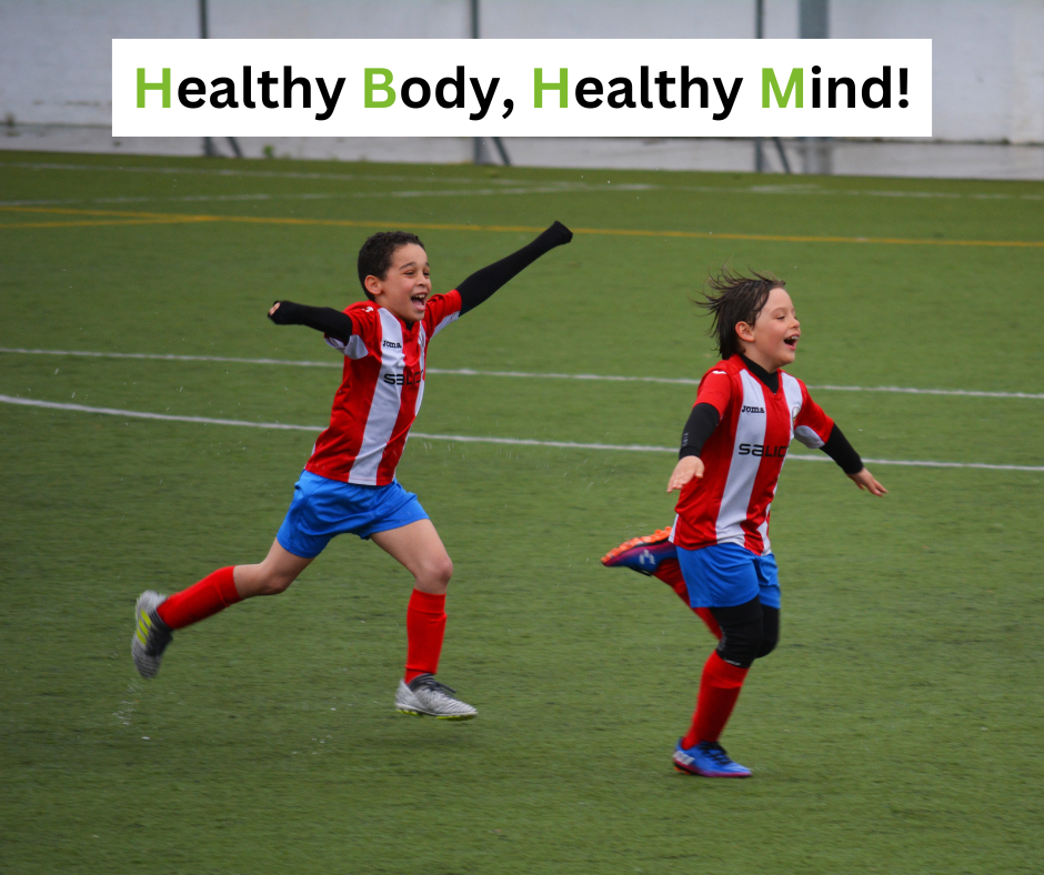 The physical and mental benefits of children playing football