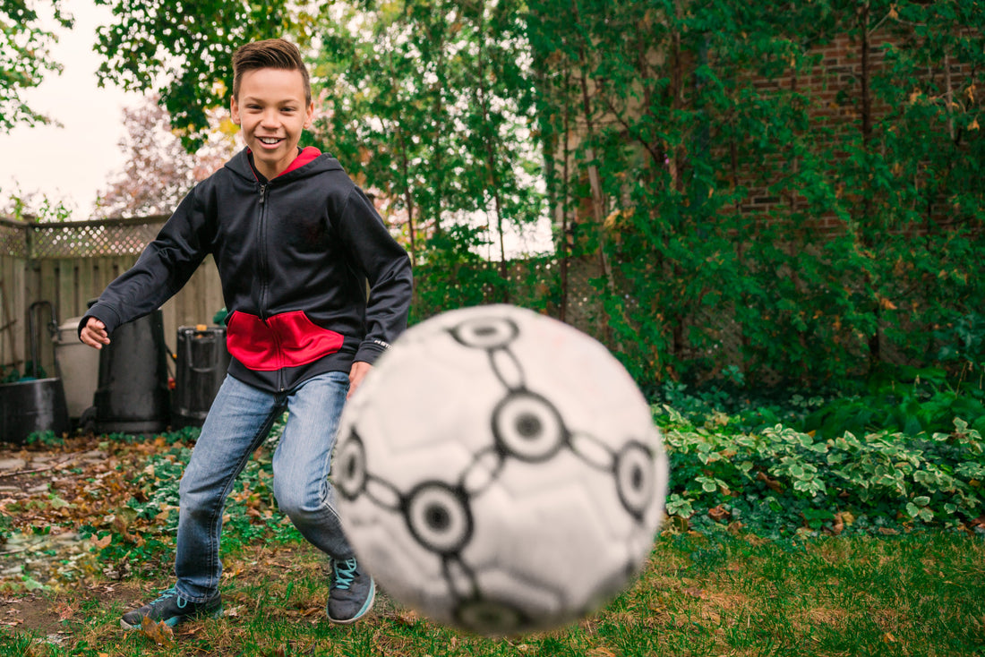 Bouncing back! Help master football skills with a quality rebounder.