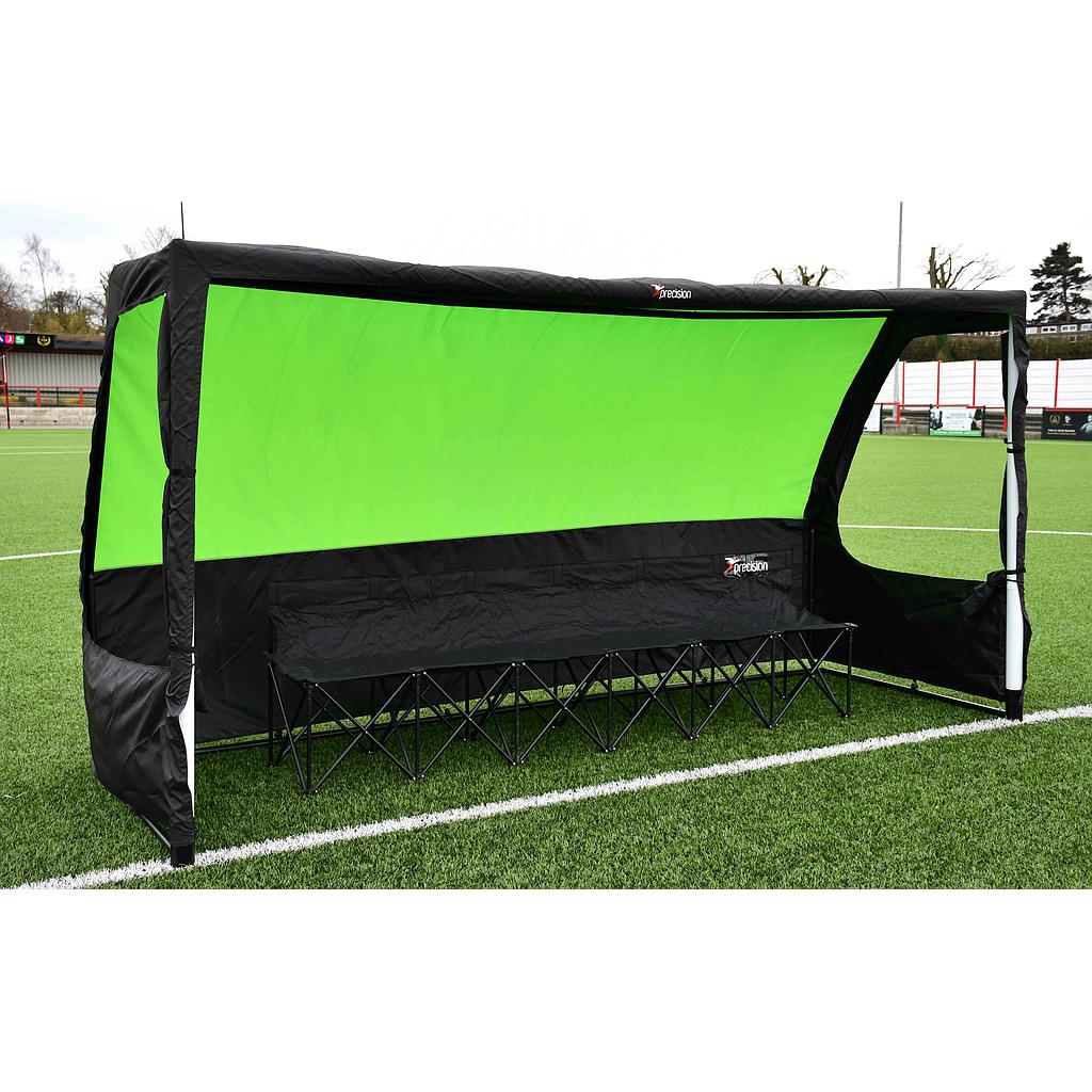 Portable Team Football Shelter and 6 Seater Subs Bench