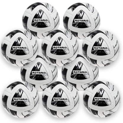 Pack of 10 Precision Rotario FIFA Quality Match Footballs plus free football carry bag