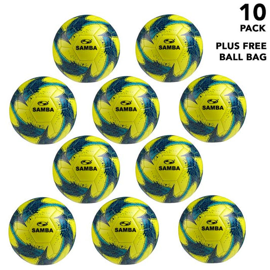 Pack of 10 Samba Infiniti Mini Size 1 Footballs