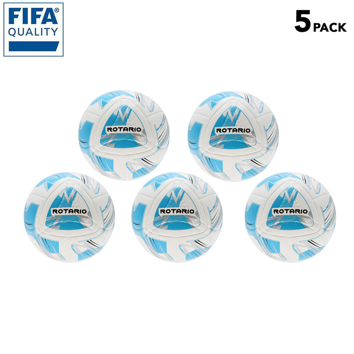 Pack of 5 Precision Rotario FIFA Quality Match Footballs