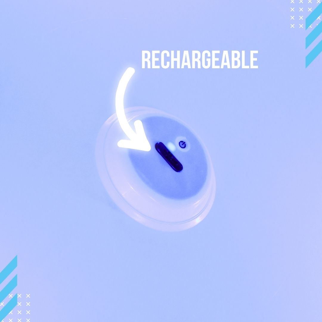 PrecisionPLAY LED Light up Flying Disc with Rechargeable point