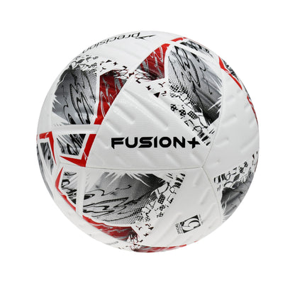 Precision Fusion+ FIFA Basic Training Footballs - White/Silver/Red/Black