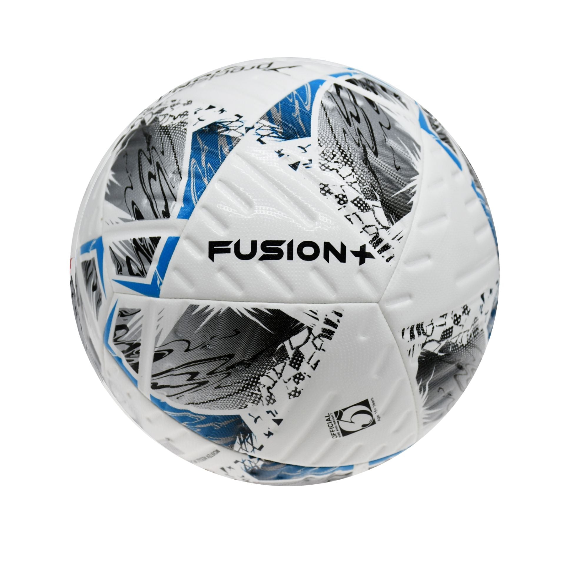 Precision Fusion+ FIFA Basic Training Footballs - White/Silver/Cyan/Black