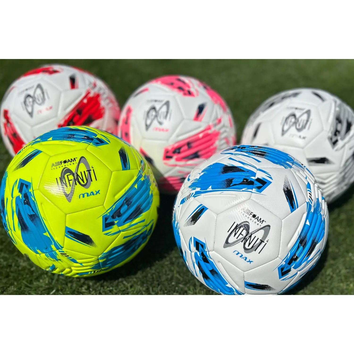 Samba Infiniti 4 MAX Training Football with AirFoam in 5 colourways and 3 sizes