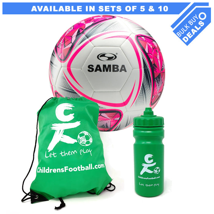 Bulk Buy Size 3 Football Gift Sets -  ideal for children aged 6 to 10 years old