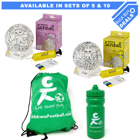 Bulk Buy Scriball Customisable Football Gift Sets -  ideal for childrens party bags