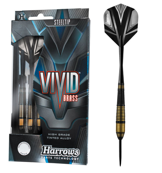 Harrows Darts Vivid Black Brass