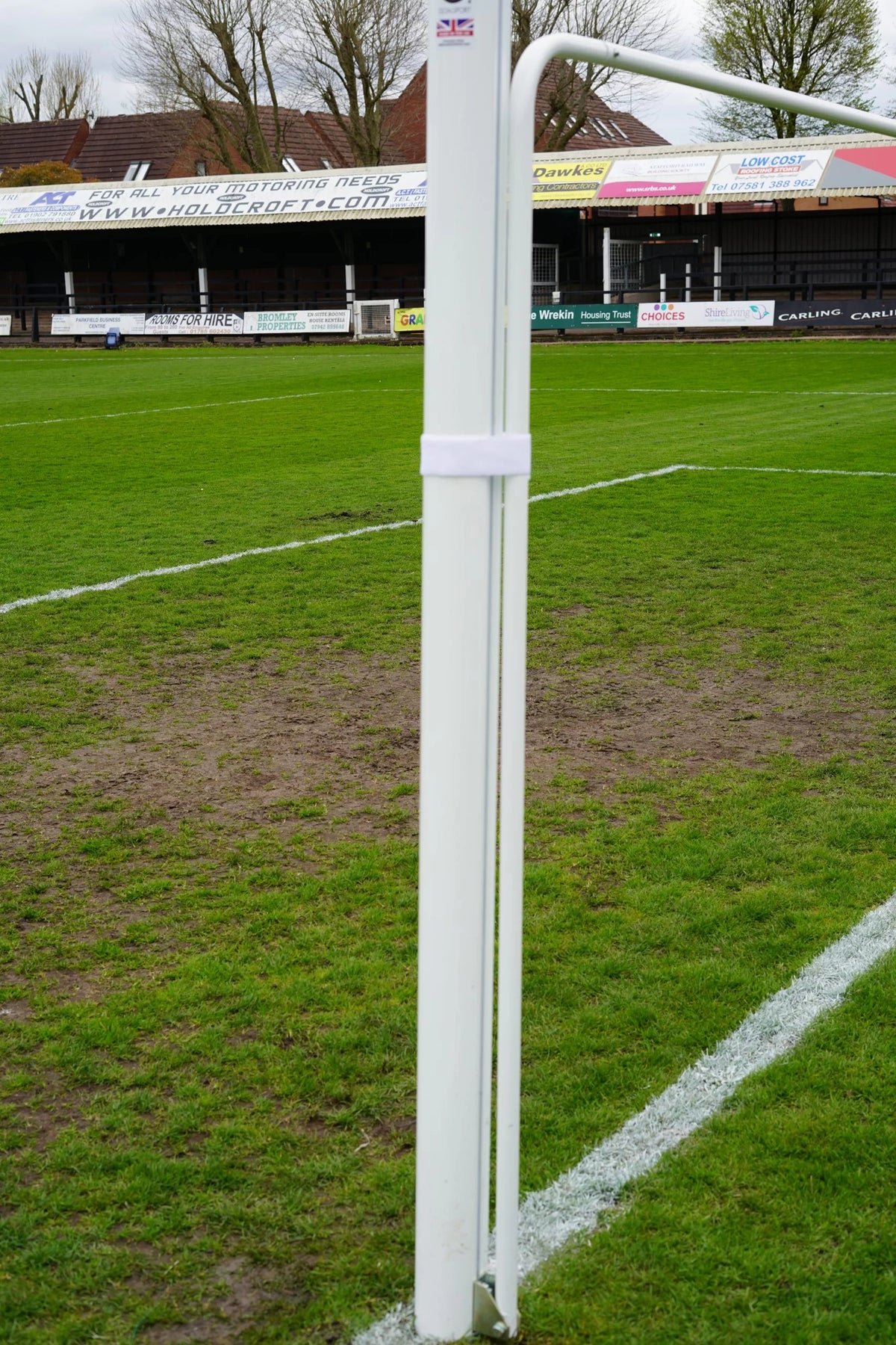 Football Rails In Store 24x8ft Elite Stadium Box Goals – Aluminium Package – 32mm Net Rail (pa ...