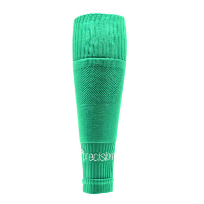 Precision Pro Footless Compression Sleeve Socks - Green