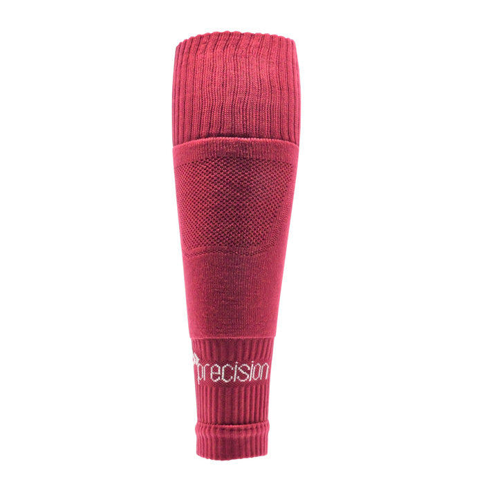 Precision Pro Footless Compression Sleeve Socks - Maroon