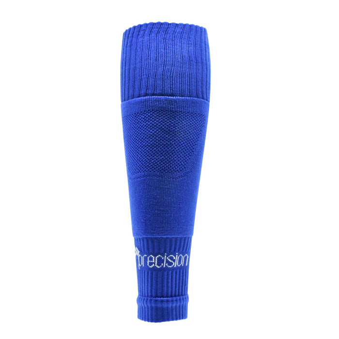 Precision Pro Footless Compression Sleeve Socks - royal blue