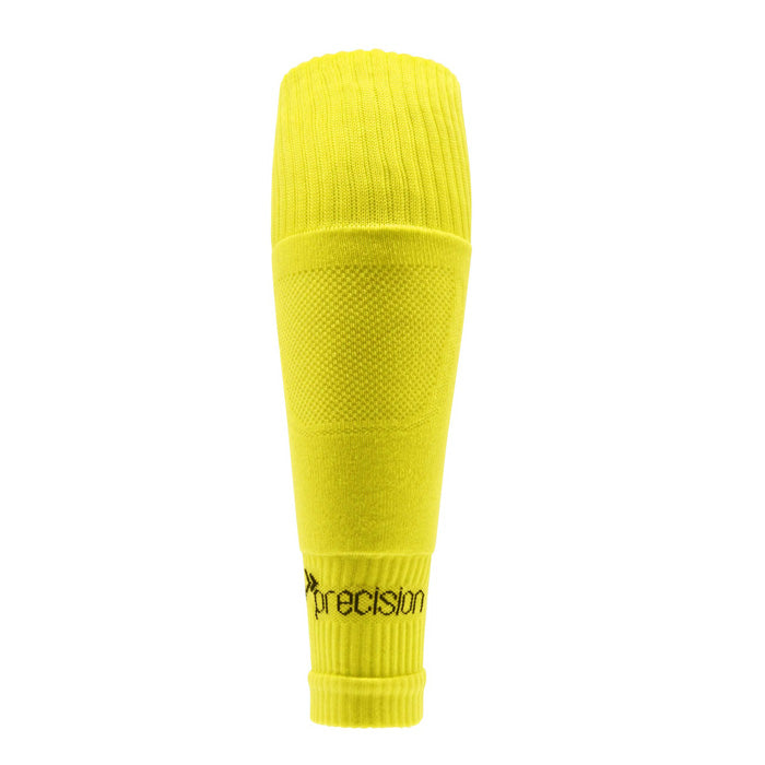 Precision Pro Footless Compression Sleeve Socks - yellow