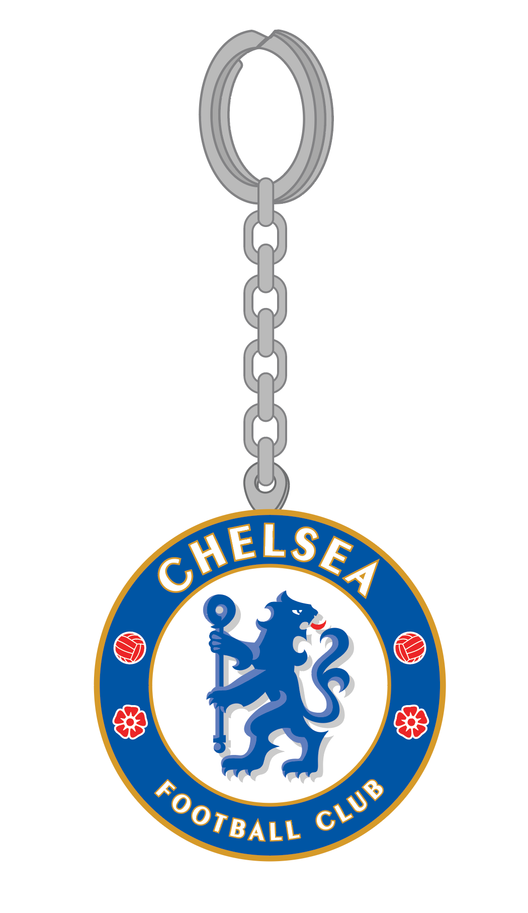 Team Merchandise Crest Keyring