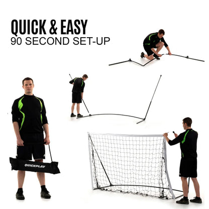 KICKSTER Elite Portable Football Goal 12x6