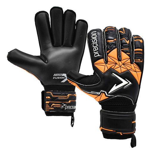Precision Junior Fusion X Roll Finger Protect Goal Keeper Gloves