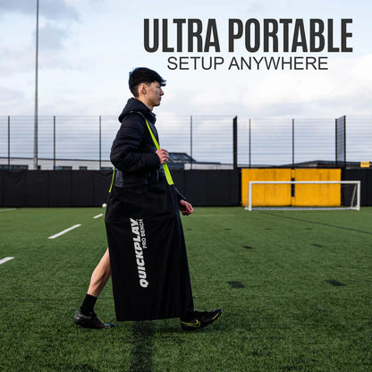 QUICKPLAY PRO BENCH Shelter 6 Seat Subs Bench with Canopy