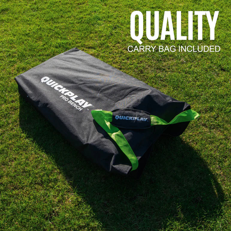 QUICKPLAY PRO BENCH Shelter 6 Seat Subs Bench with Canopy