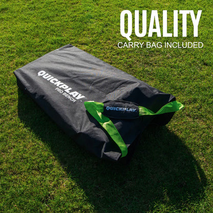 QUICKPLAY PRO BENCH Shelter 6 Seat Subs Bench with Canopy
