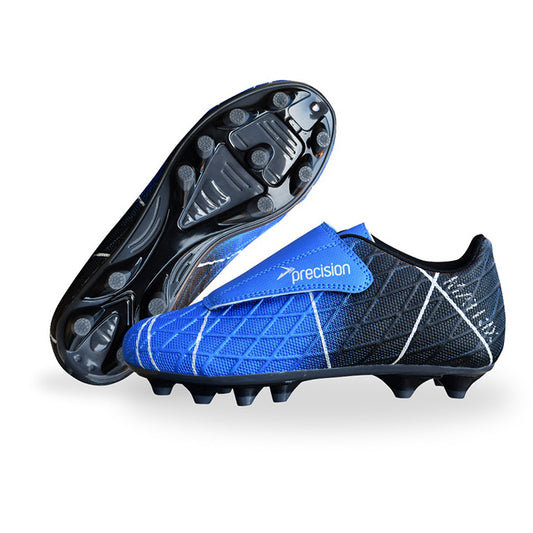 Precision Matrix Junior Football Boots FG Blue/Black/Silver
