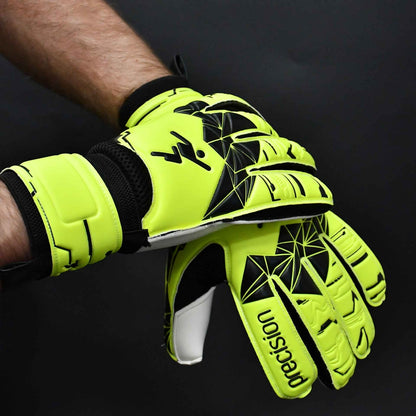 Precision Junior Fusion X Flat Cut Essential GK Gloves