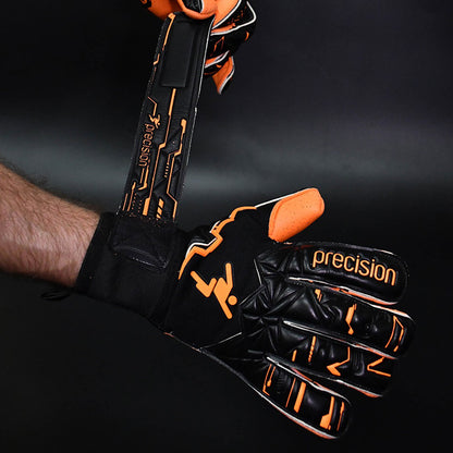 Precision Junior Fusion X Pro Surround Quartz Goal Keeper Gloves