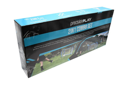 PrecisionPLAY 2in1 Combo Set for Football & Tennis packaging box