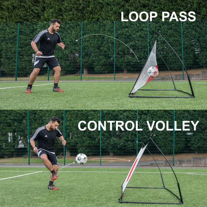 QUICKPLAY SPOT Football Rebounder 5x3 - loop pass & control volley