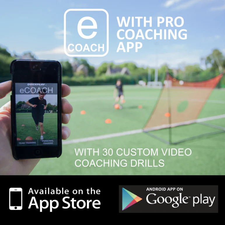 QUICKPLAY SPOT Football Rebounder 5x3 with pro coaching video