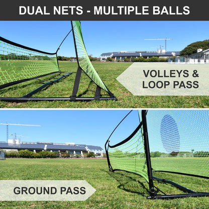 QUICKPLAY TEKKERS Trainer - Dual Net Football Rebounder